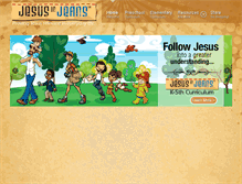 Tablet Screenshot of jesusinjeans.com